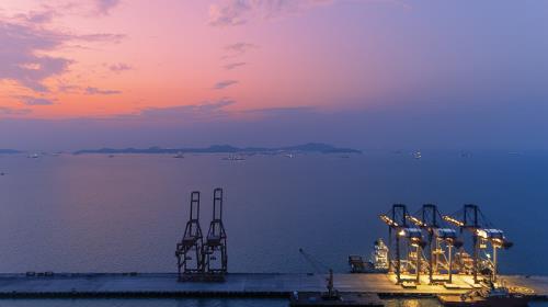 中国福建厦门到马来西亚超限货物运输专属集装箱通道