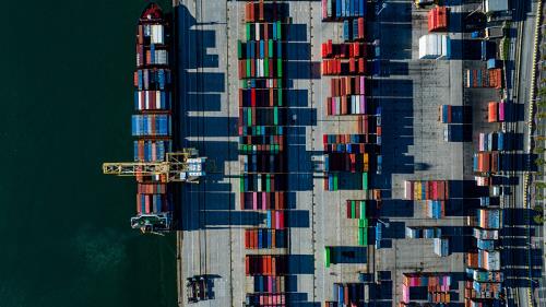 中国浙江杭州到澳大利亚海铁联运大宗商品专运航道