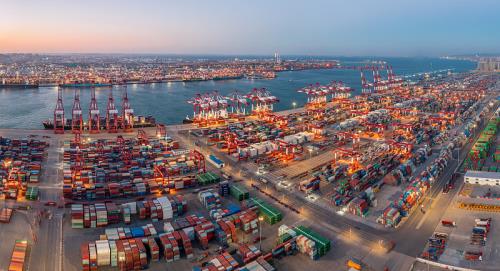 中国天津天津到美国拼箱海运区域循环航线